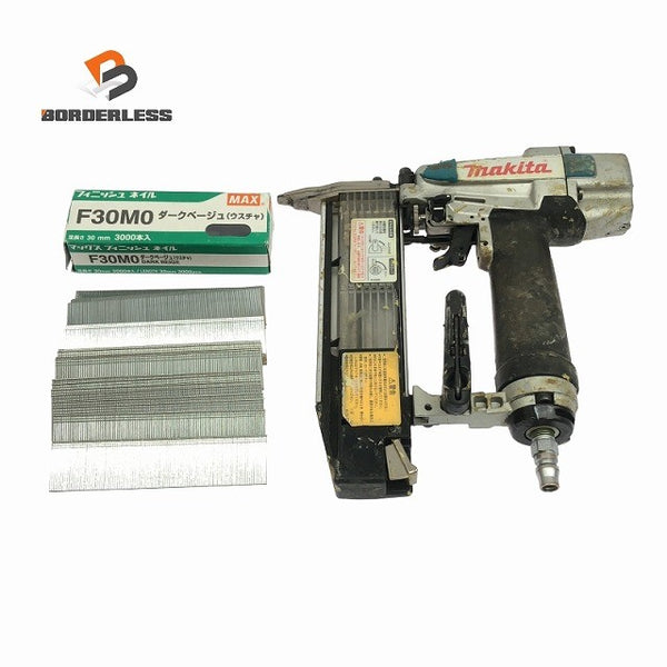 ☆中古品☆makita マキタ 常圧仕上釘打 AF502N フィニッシュネイラ 大工道具 エアツール エア工具 内装124209 - 1