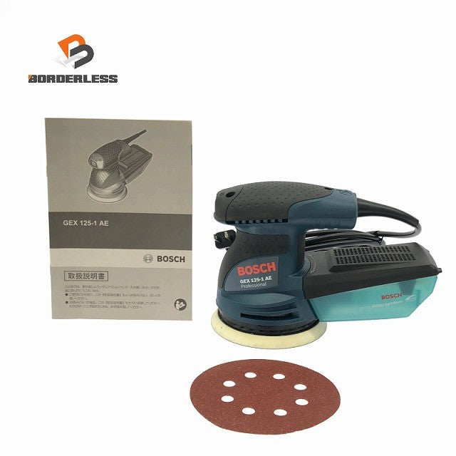☆中古比較的綺麗☆BOSCH ボッシュ 100V 吸じんランダムアクションサンダー GEX125-1AE コード式 オービットサンダー 研磨機131387 ☆中古比較的綺麗☆BOSCH ボッシュ 100V 吸じんランダムアクション