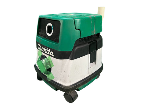 ☆中古品☆makita マキタ 100V 乾湿両用 集じん機 M442 ホース＋ノズル付 吸水6L 集塵8L 集塵機 掃除機 バキュームクリーナー131494 - 0