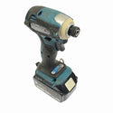 ☆中古品☆ makita マキタ 充電式インパクトドライバ TD172DRGX 青 バッテリ2個(18V6.0Ah) 充電器 ケース付 - 5