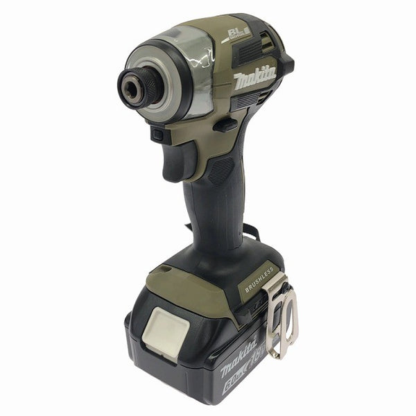 ☆未使用品 ケース不良☆makita マキタ 18V 充電式インパクトドライバ TD173DRGXO オリーブ バッテリー2個(18V 6.0Ah)充電器135483 - 4