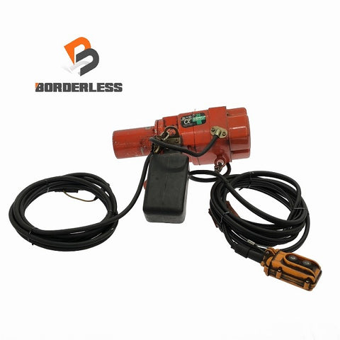 ☆中古品☆象印 エレファント 100V 小型電気チェーンブロック トルコン aS-01 M4 リモコン付 荷重100kg 揚程3m 電動チェンブロック112794