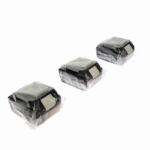 ☆未使用品3個セット☆ makita マキタ 18V 6.0Ah 純正 リチウムイオンバッテリー BL1860B 残量表示付 電池 ※箱違い118502 - 3