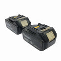 ☆中古品2個セット☆makita マキタ 18V 6.0Ah 純正 リチウムイオンバッテリー BL1860B 残量表示付 リチウムイオン電池 - 3