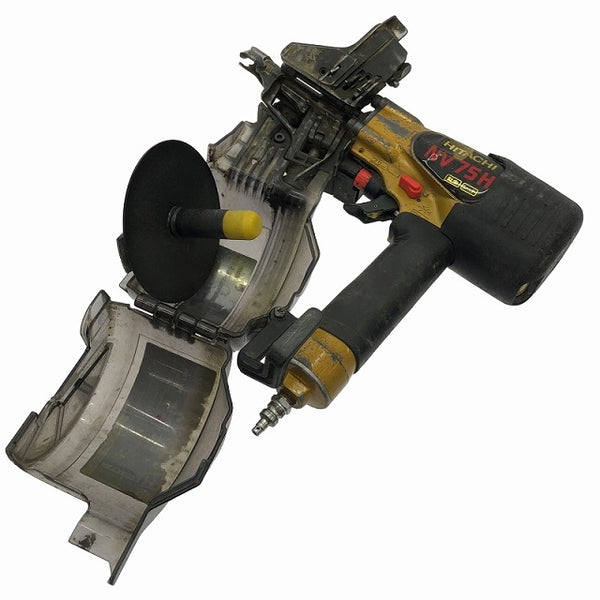 ☆中古品☆HITACHI 日立工機 75mm 高圧ロール釘打機 NV75H エアツール 内装業 リフォーム工 大工道具 エア釘打ち機 内装 - 9