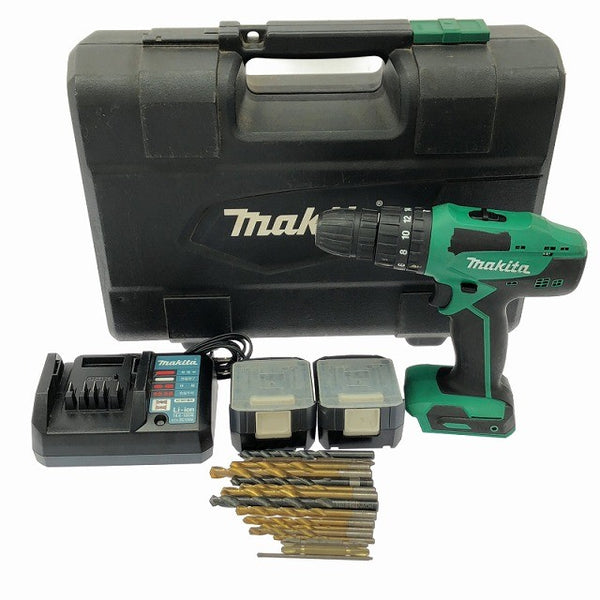 ☆中古品☆makita マキタ 14.4V 充電式震動ドライバドリル M850DWX バッテリ2個(1.1Ah) 充電器 ケース付 振動ドライバドリル130995 - 3