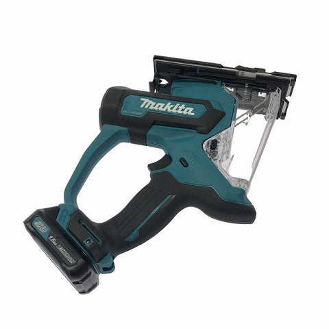 ☆美品☆makita マキタ 10.8V 充電式ボードカッタ SD100D バッテリ2個(4.0Ah/1.5Ah)充電器付 コードレス ボードカッター 穴あけ124471 - 0