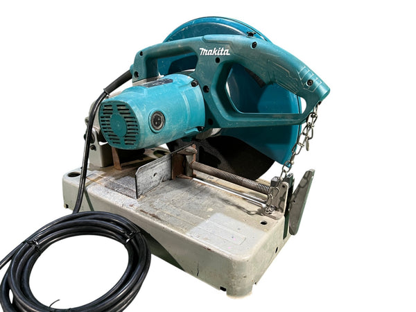 ☆中古品☆makita マキタ 355mm 高速切断機 LW1401 砥石1枚付き 高速カッター ライトカッター 鉄工用 押切り機137335 - 5