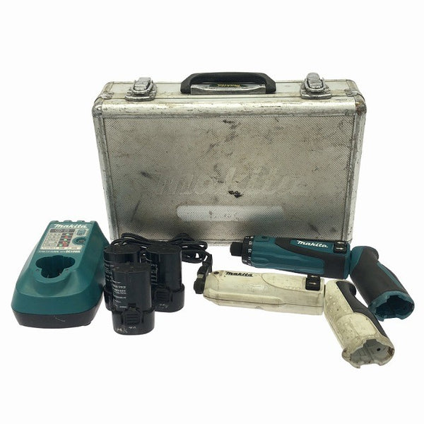 ☆中古品セット☆マキタ 7.2V ペンドライバドリル DF010D ペンインパクトドライバ TD020D バッテリ3個(1.0Ah) 充電器 ケース付138091 - 3