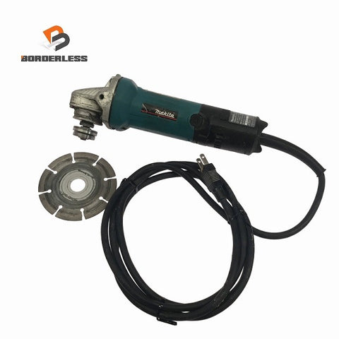 ☆中古品☆makita マキタ 100V 100mm ディスクグラインダー 9533B コード式 ディスクサンダー 研磨機 切断119169
