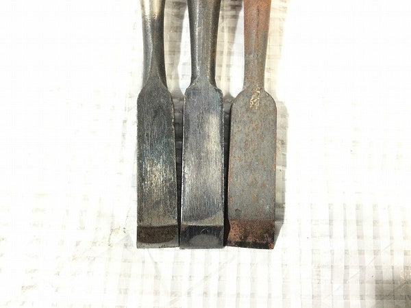 ☆中古品☆のみ ノミ たたき鑿 合計6点セット ハンドツール 大工道具130741 - 6