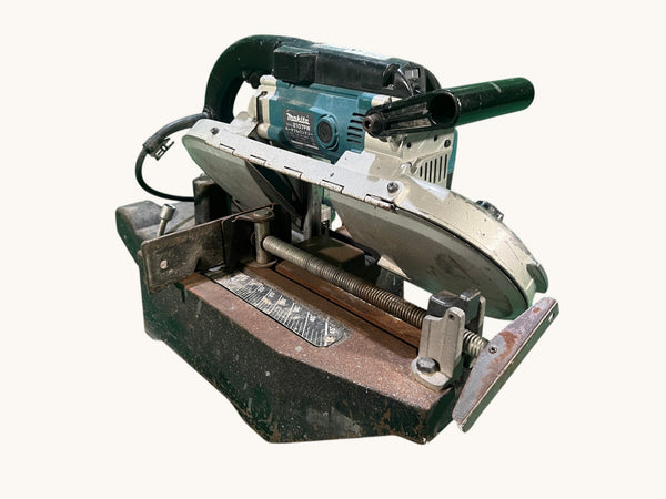 ☆中古品☆makita マキタ 100V ポータブルバンドソー 2107FW スタンド付 コード式 帯鋸切断機 パイプ切断機 鉄工用134306 - 4