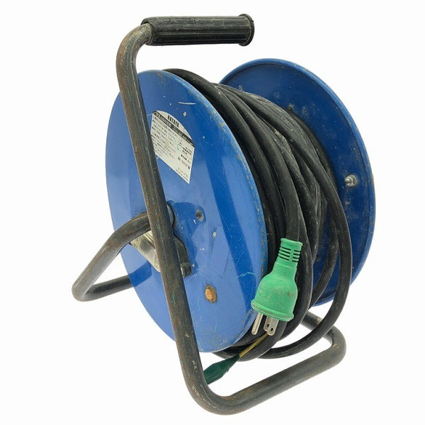 ☆中古品☆HATAYA ハタヤ 畑屋 100V 30m 業務用戦力リール BN-30KBF 屋外用 防雨型 コードリール 電工ドラム 延長コード134643 - 5