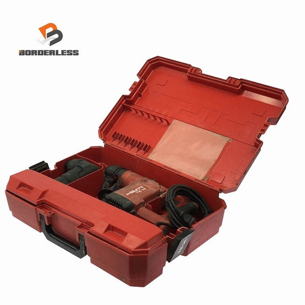 ☆中古品☆HILTI ヒルティ 100V ハンマードリル TE14 アングルチャック＋ケース付 コード式 ハンマドリル 穴あけ125491 - 1