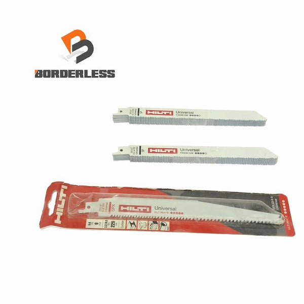 ☆未使用品21枚☆HILTI ヒルティ レシプロソー用ブレード 20/8 10-14 SP15(20枚)+SPX 23/9 6-8TPI Universal PREMIUM(1枚)切断 - 1