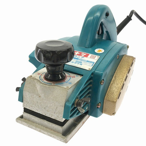 ☆中古品☆makita マキタ 100V 110mm 曲面カンナ 1003B-A コード式 電気カンナ 電動かんな 反りかんな 曲面かんな 電動工具131093 - 0