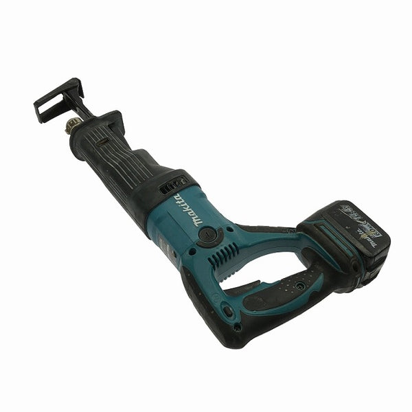 ☆中古品☆makita マキタ 14.4V 充電式レシプロソー JR141D バッテリ2個(3.0Ah6.0Ah) 充電器付 コードレス セーバソー セーバーソー - 5