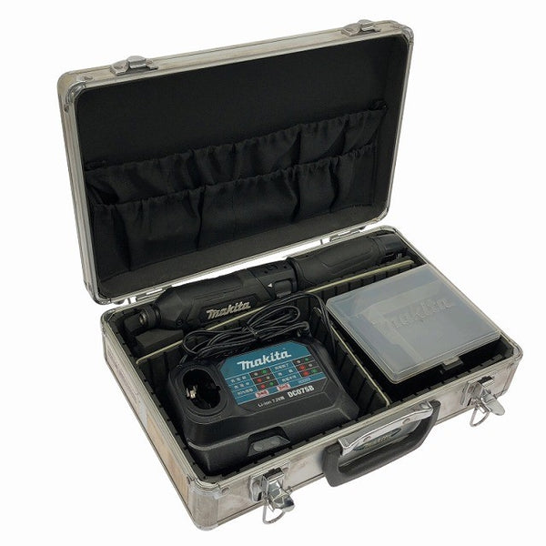 ☆中古品☆makita マキタ 7.2V 充電式ペンインパクトドライバー TD022DSHXB 黒/ブラック バッテリ2個(1.5Ah) 充電器 ケース付135321 - 2