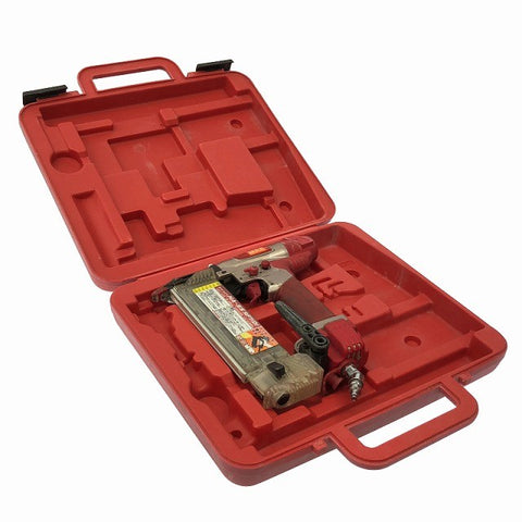 ☆中古品☆MAX マックス 55mm 高圧 スーパーネイラ HA-55SF1(D) ケース付き フィニッシュネイラ 仕上釘打機 仕上げ釘打機130313 - 0