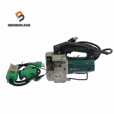 ☆中古品☆HITACHI 日立工機 100V 全ねじカッター CL10 切断能力W3/8 コード式 全ネジカッター 寸切りカッター おまけ付き112602