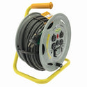 ☆中古美品☆HATAYA ハタヤ 100V 30m 業務用戦力リール BM-30K 漏電遮断器付 屋内用 電工ドラム コードリール 延長コード138483 - 2