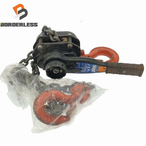 ☆中古品☆ELEFHANT 象印 エレファント 強力レバーホイスト YA-320 3.2TON 3.2ton 標準揚程1.5ｍ チェーンレバーブロック