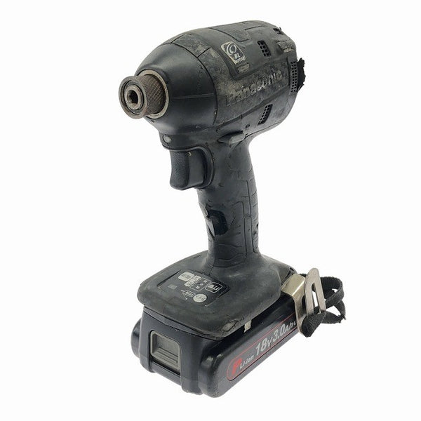☆中古品☆Panasonic パナソニック 14.4V/18V 充電インパクトドライバー EZ75A7 バッテリ1個(18V 3.0Ah) 充電器付 充電式117986 - 2