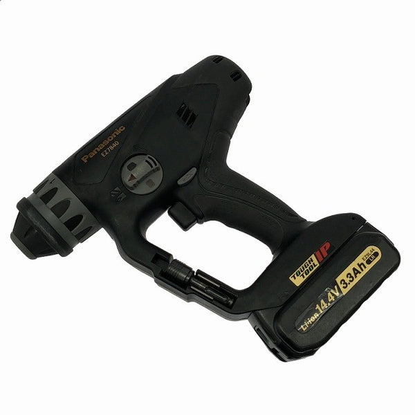 ☆中古品☆Panasonic パナソニック 14.4V 充電マルチハンマードリル EZ7840 バッテリ2個(3.3Ah)充電器 ケース付 コードレス 穴あけ118614 - 4