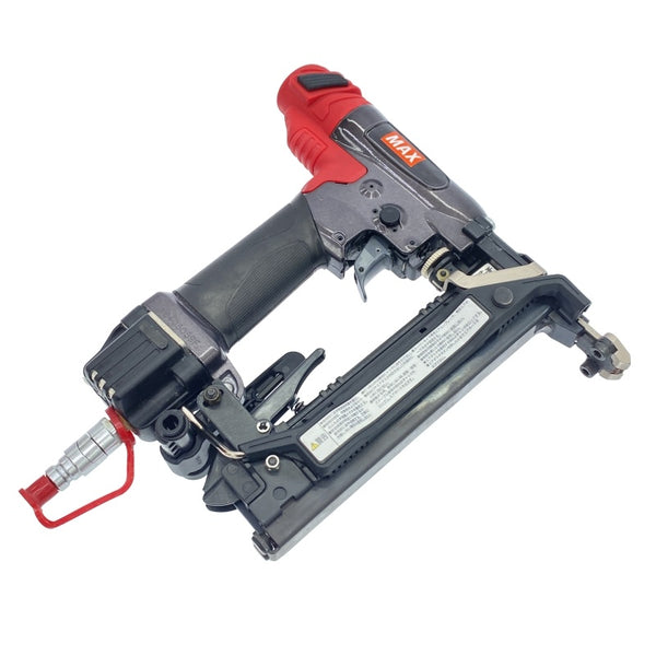 ☆比較的綺麗☆MAX マックス 38mm 高圧 フロアタッカ HA-38F3(D)-G 平打ちアタッチメント 保護メガネ 説明書 ケース付118103 - 5