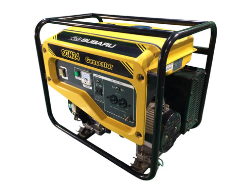 ☆中古品☆SUBARU スバル エンジン発電機 SGN24 100V 60Hz 交流直流両用 防災 非常用電源 ガソリン - 0