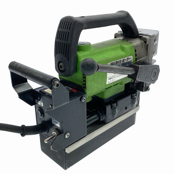 ☆中古品☆IKURATOOLS 育良精機 100V 小型ハンディタイプ磁気ボーラー ライトボーラー ISK-LB30ST 電動工具 磁気ボール盤120560 - 4