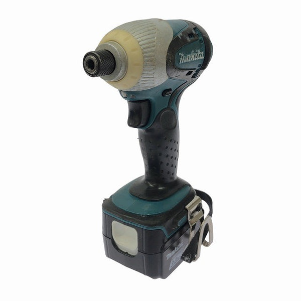 ☆中古品☆makita マキタ 14.4V 充電式インパクトドライバ TD130D バッテリ1個(14.4V 3.0Ah)充電器 ケース付 締付け おまけ付130975 - 4