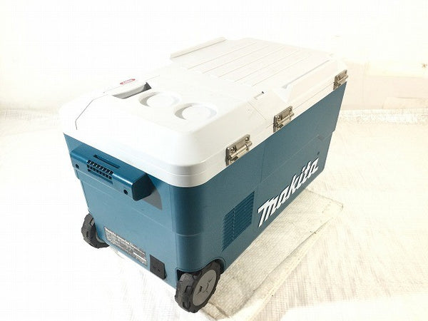 ☆中古品☆makita マキタ 40Vmax/18V/100V 充電式保冷温庫 CW001G 青 本体＋ACアダプタ付 コードレス冷温庫 アウトドア キャンプ134573 - 4