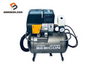 ☆中古品☆ HITACHI 日立 100V 常圧コンプレッサー  スーパーオイルフリーベビコン 0.2LP-7S BEBICON エアーコンプレッサー133606 - 1