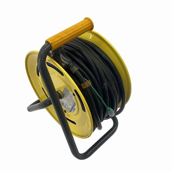 ☆美品☆HATAYA ハタヤ レインボーリール GE-30K 標準型 接地付 電線長30ｍ コンセント3個モデル 延長コード ドラムリール119021 - 3