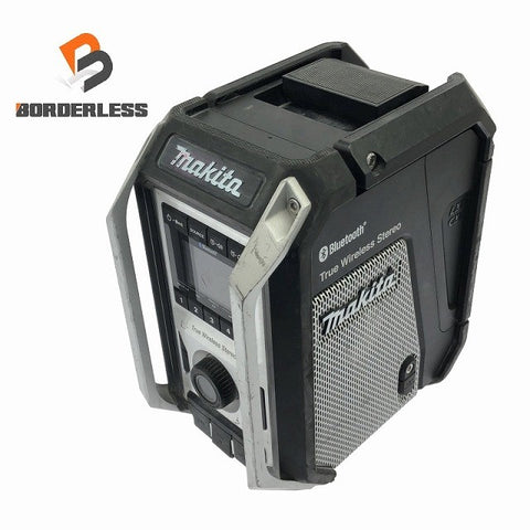 ☆中古品☆ makita マキタ 10.8V~18V 充電式ラジオ MR113 黒/ブラック 本体のみ 現場ラジオ 作業ラジオ ポータブルラジオ