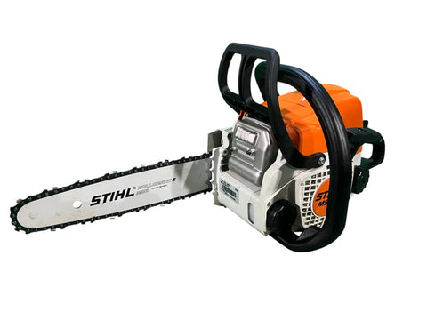 ☆比較的綺麗 替刃付き☆STIHL スチール エンジンチェンソー MS170 エンジン式 チェーンソー 造園 伐採130577 - 0