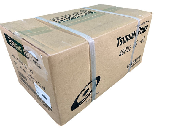 ☆未使用品☆TSURUMI ツルミ製作所 200V 60Hz 水中ポンプ 40PU2.25-63 汚水 汚物用 自動120523 - 5