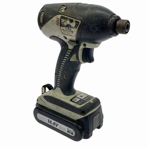 ☆中古品 コメント必読☆Panasonic パナソニック 14.4V 充電インパクトドライバ EZ7543 バッテリー2個 充電器 ケース付 締付け130508 - 7
