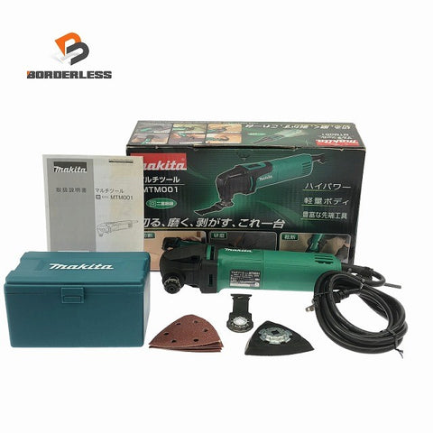 ☆極美品☆makita マキタ 100V マルチツール MTM001 電動工具 切断 研磨 研削 日曜大工 木工 DIY137739