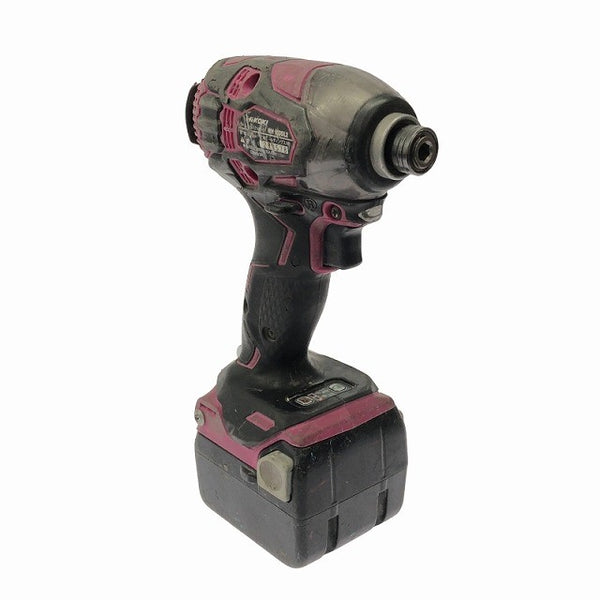 ☆中古品☆ HITACHI 日立工機 18V コードレスインパクトドライバー WH18DDL2 バッテリ2個(14.4V 6.0Ah)充電器+ケース 充電式122762 - 5