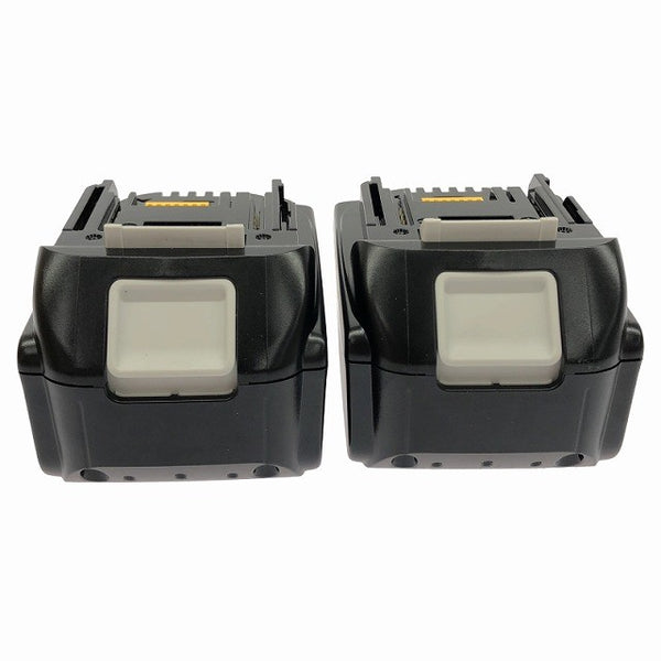 ☆中古美品2個※0回と1回 グリス少残☆makita マキタ 18V 6.0Ah 純正 リチウムイオンバッテリー BL1860B 残量表示付 雪マーク133575 - 6