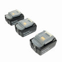 ☆未使用品箱なし3個セット☆makita マキタ 18V 6.0Ah 純正リチウムイオンバッテリー BL1860B リチウムイオン電池 蓄電池 充電池138056 - 3