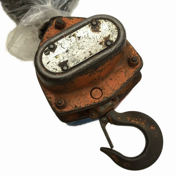 ☆中古品2個セット☆KITO キトー チェーンブロック CB010 M3形 荷重1.0ton/1ton 揚程2.5m 手動式 チェンブロック 吊り具 荷揚げ135818 - 7