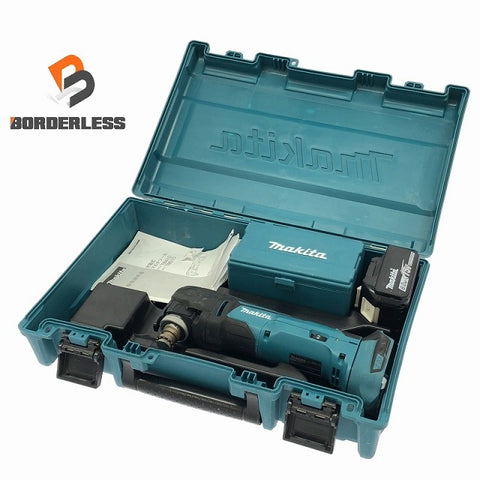 ☆中古品☆makita マキタ 18V 充電式マルチツール TM51D バッテリー1個(18V 6.0Ah) 刃付属 コードレス カットソー