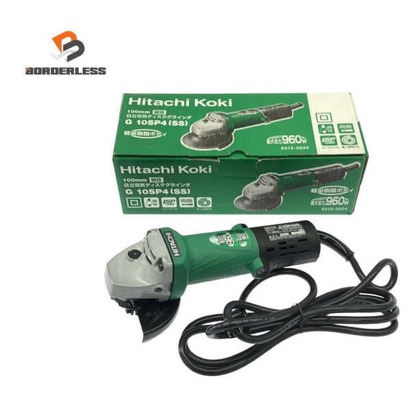 ☆未使用☆HITACHI 日立工機 100mm ディスクグラインダー G10SP4(SS) 研磨118652 - 1