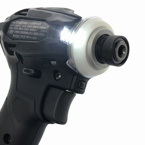 ☆未使用品☆makita マキタ 14.4V 充電式インパクトドライバ TD162DRGXB 黒 バッテリー2個(14.4V 6.0Ah) 充電器 ケース付116570 - 8