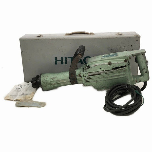 ☆中古品☆HITACHI 日立工機 100V 電動ハンマー PH-65A ケース付 六角軸 コンクリートブレーカー ハツリ機 はつり機 斫り機 破砕132554 - 3