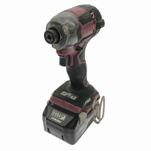 ☆中古品☆HiKOKI ハイコーキ 36V コードレスインパクトドライバー WH36DC マルチボルトバッテリー1個 充電器137984 - 2