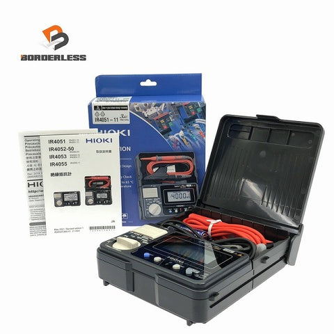 ☆未使用品☆HIOKI 日置電機 5レンジ デジタル絶縁抵抗計 IR4051-11 デジタルメガー 測定器123531